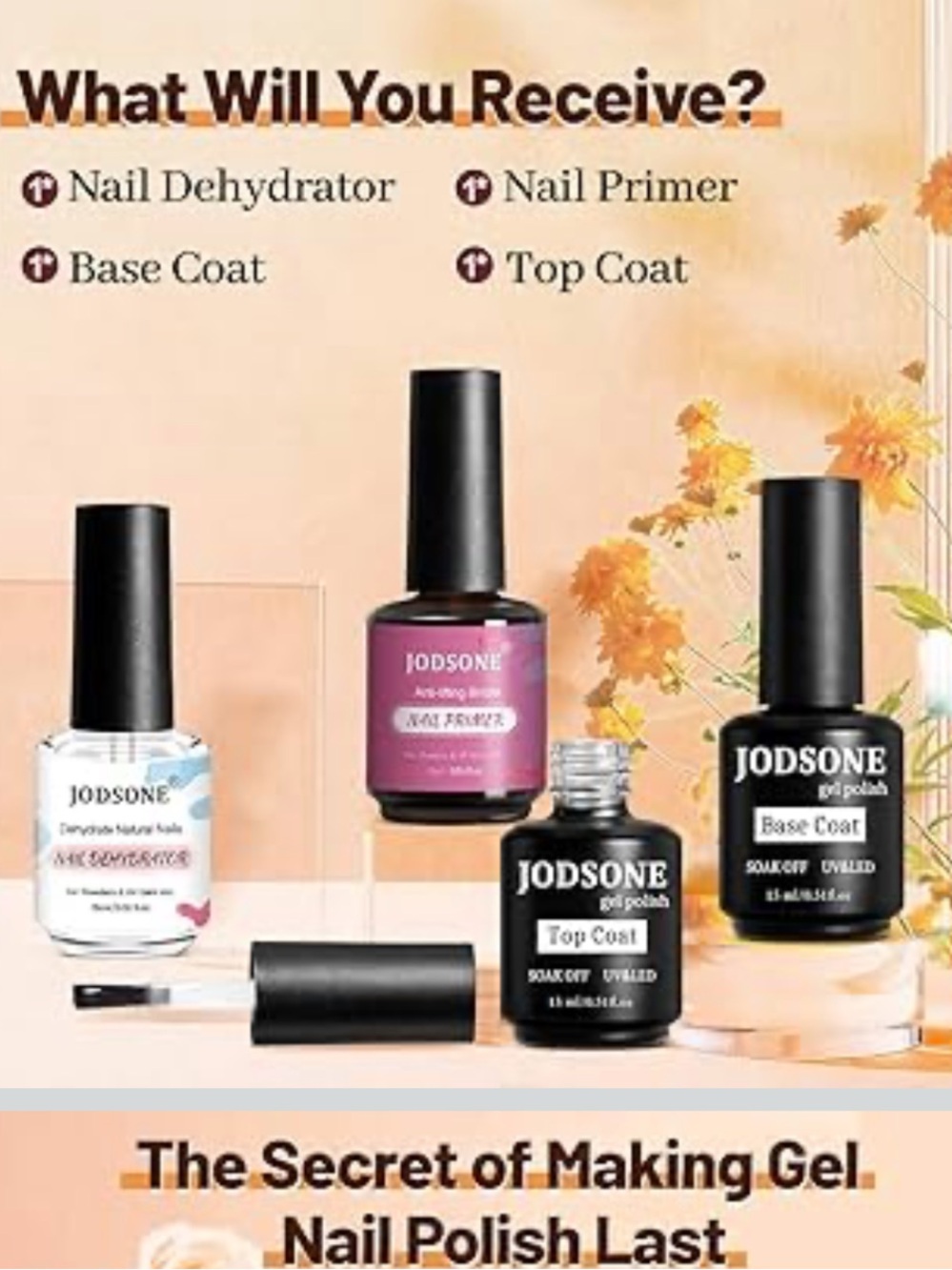 Jodsone 4 Pc Gel Nail Care Set – New In Box